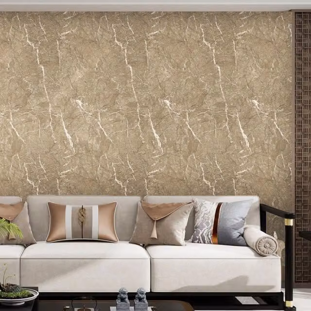 Set da 12 Pannelli Decorativi Cigole DMORA Effetto Marmo Beige L: 60 cm, P: 0,3 cm – 1