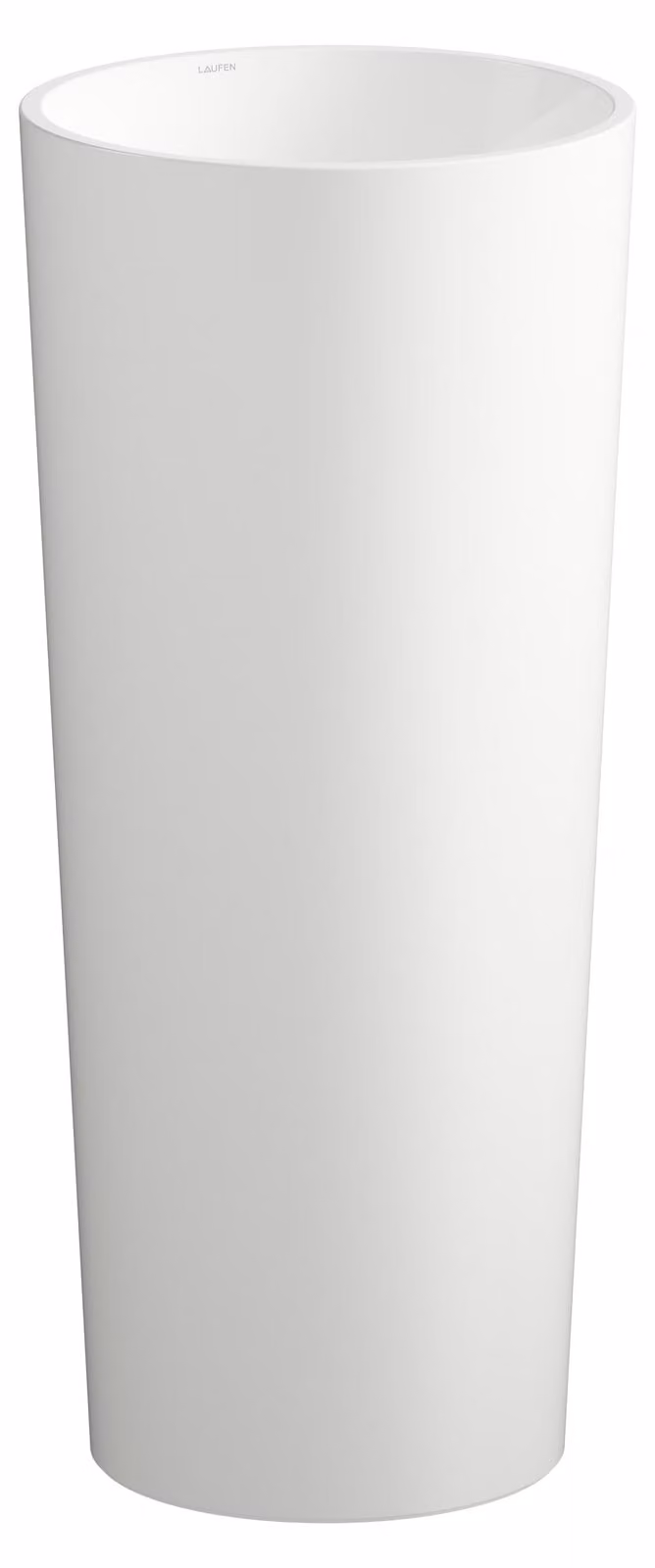 LAUFEN SCOPIO lavabos, au sol, avec fixation murale, rond, sans trou pour robinet, sans trop-plein, 400x425x900mm, H511CO40001121, H511CO40001121