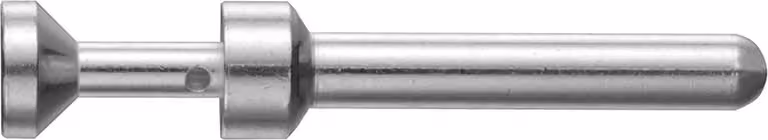 HARTING Contatto a crimpare E Perno di contatto (M) 5,5 mm² oro, 1 pezzo Materiale lega di rame - 1 pezzo