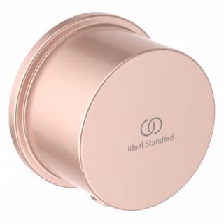 Gomito di collegamento a parete IDEALRAIN rotondo G 1/2inch rosa