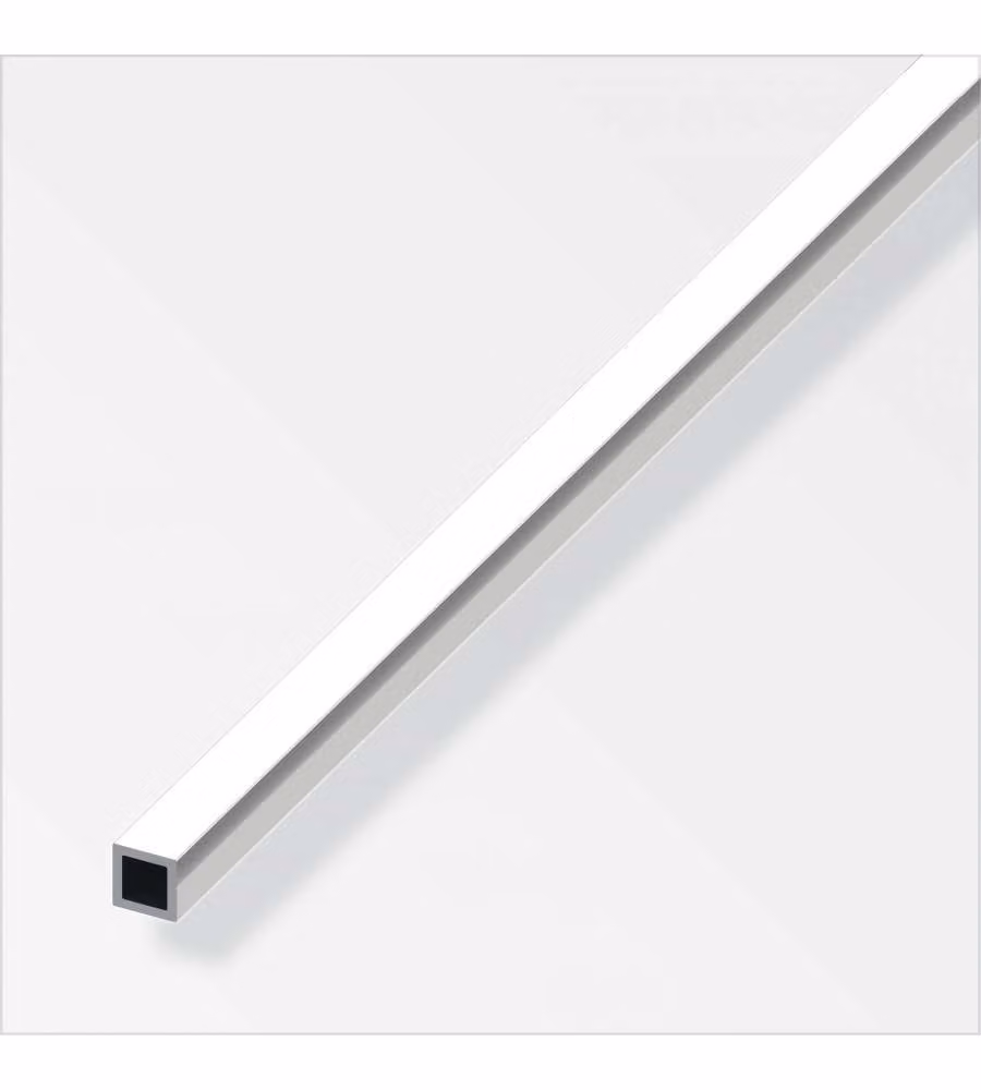 Alfer Tubo Quadrato Alluminio - Cromato - 10x10 mm 1m
