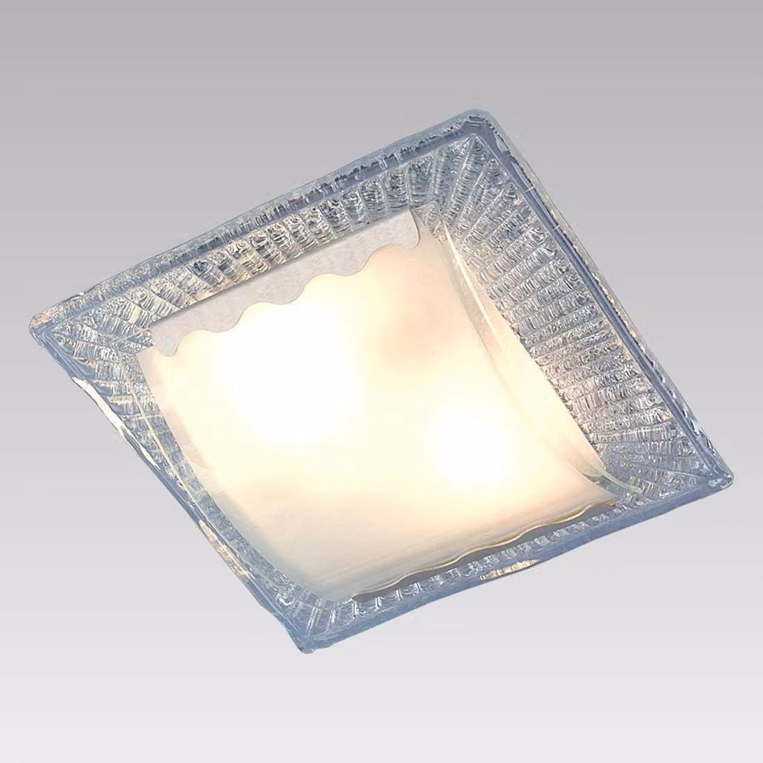 Plafoniera BAGLIO 1xE27/40W, argento L: 300, H: 300, dimmerabile