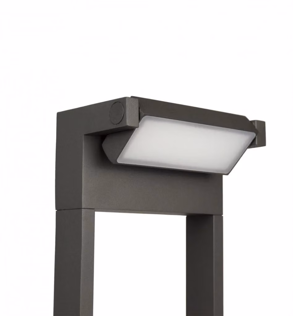 Paletto da giardino SU-MA Rota LED 10W 4000K grigio Altezza: 58 cm – 2