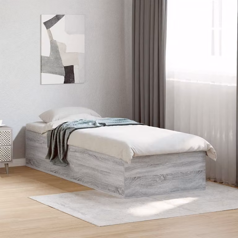 Giroletto vidaXL in legno multistrato grigio Sonoma, L 75 cm x P 193 cm