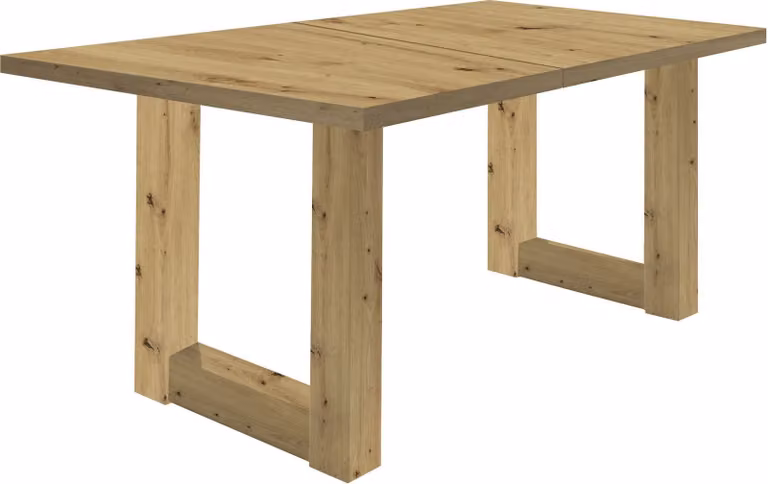 Tavolo da pranzo allungabile Eila 1 160 x 90 x 75 Tavolo da sala da pranzo in rovere 13326-160