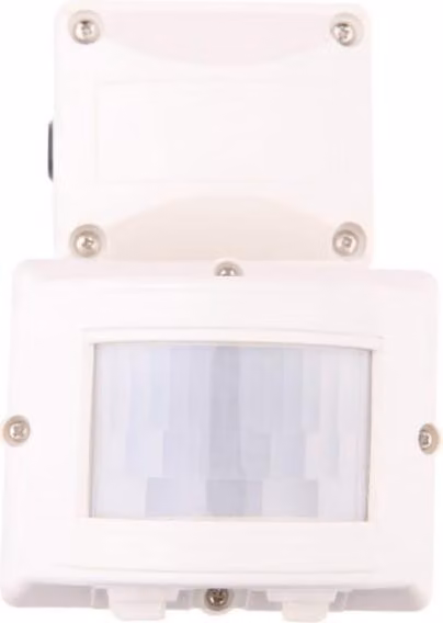 Rilevatore di movimento con interruttore crepuscolare 230V AC IP44 DR-05W Rilevatore di movimento F&F