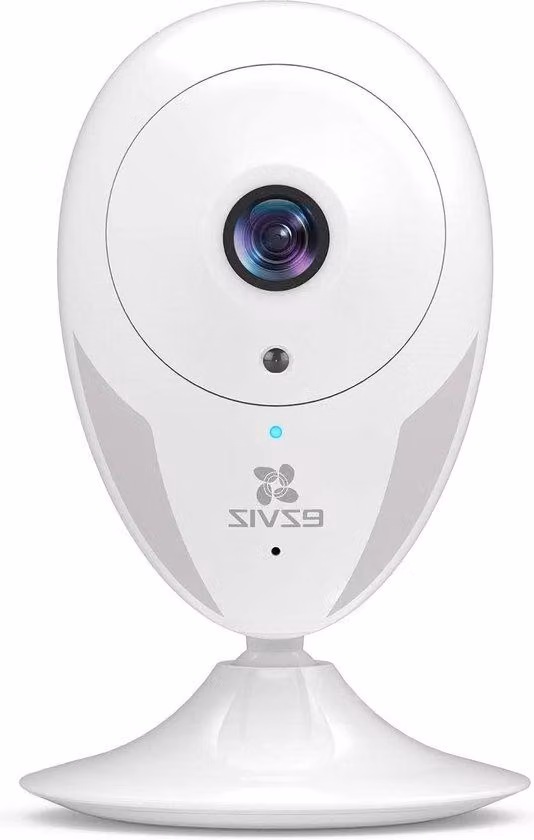 Telecamera WiFi da interno 1080p FHD con grandangolo da 135°, rilevamento di movimento e visione notturna