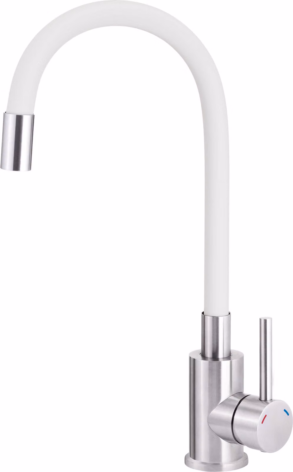Kitchen faucet with flexible spout