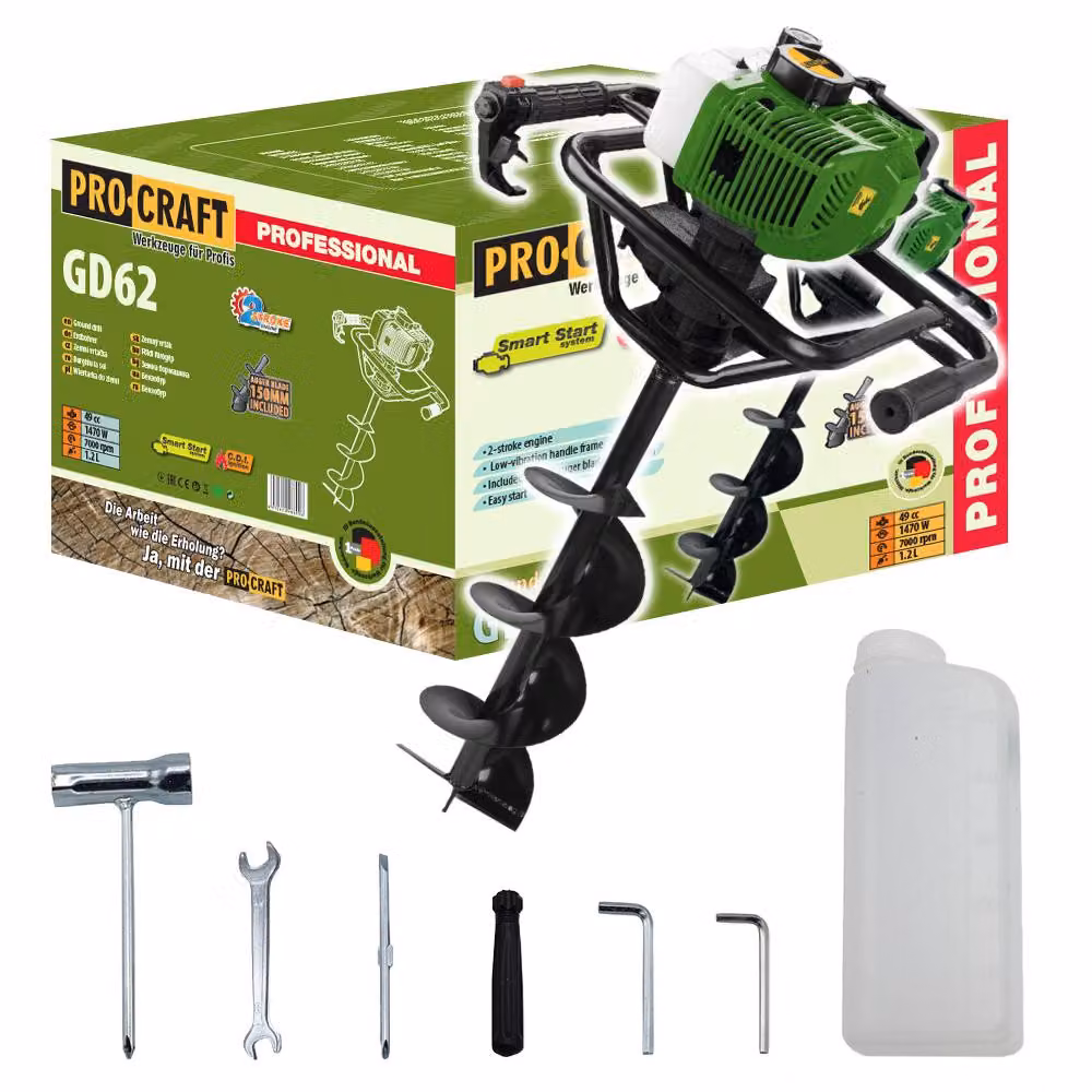 Trivella per terra Procraft GD62
