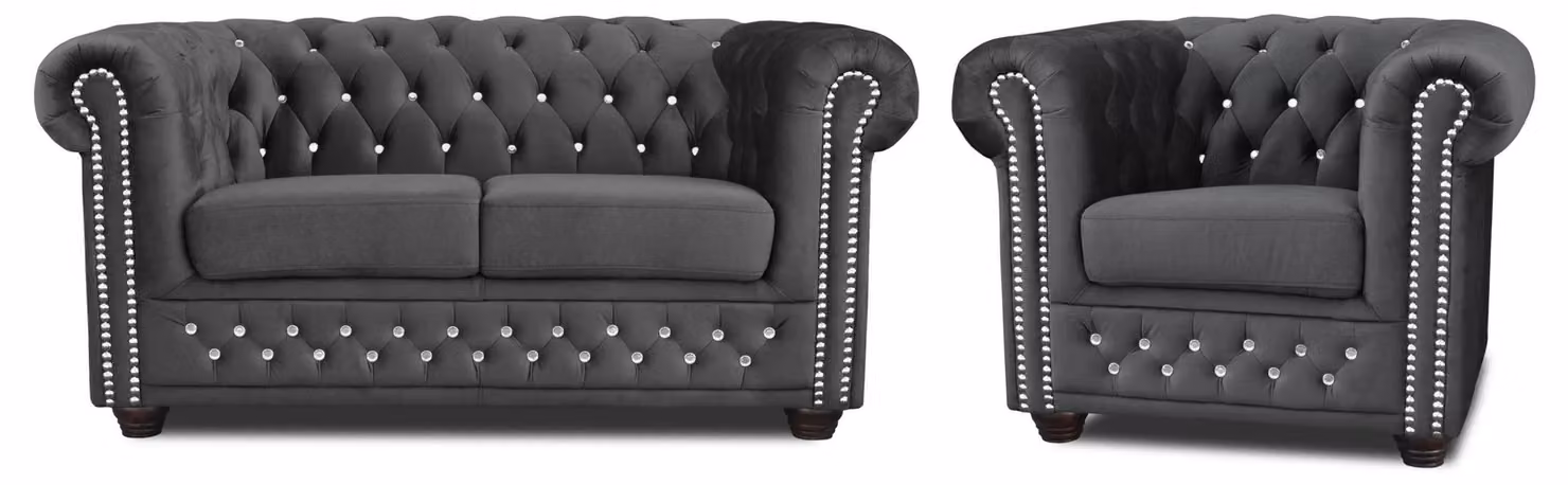 Sofagarnitur 2+1 Sitzer Sofa Sitz Couch Polster Garnitur Moderne Couchen