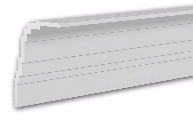 Profhome 650802 Modanatura d'angolo Modanatura del soffitto Modanatura decorativa Modanatura per stucchi 2 m
