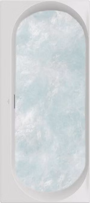 V&B Loop&Friends LOF vasca da bagno 1800x800x 625mm rettangolare con Sys AE TP2 Bianco Alpino
