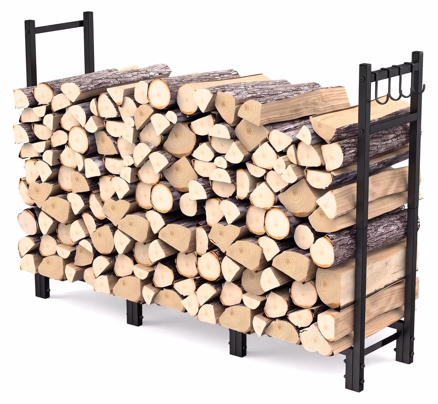 Omgoods - Scaffale in legno regolabile per uso esterno