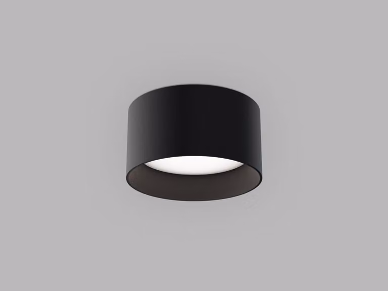 LED2 1480253DTW Plafona ZETA ON S, B DALI TW/PUSH TW 15W 3000K-4000K UGR nero