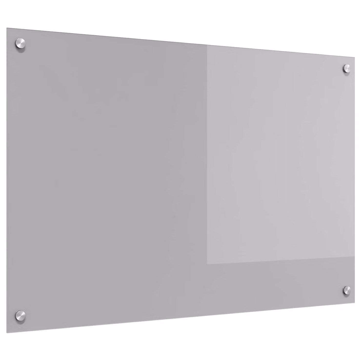 Schienale da cucina vidaXL in vetro temperato Grigio chiaro L: 90 cm, H: 60 cm