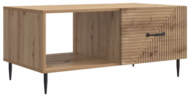 Tavolino da salotto Rovere Artigianale 90 x 50 x 40 cm