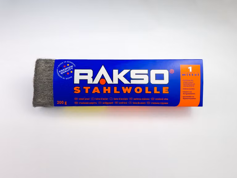RAKSO, confezione da 200 grammi di lana d'acciaio, tipo 1