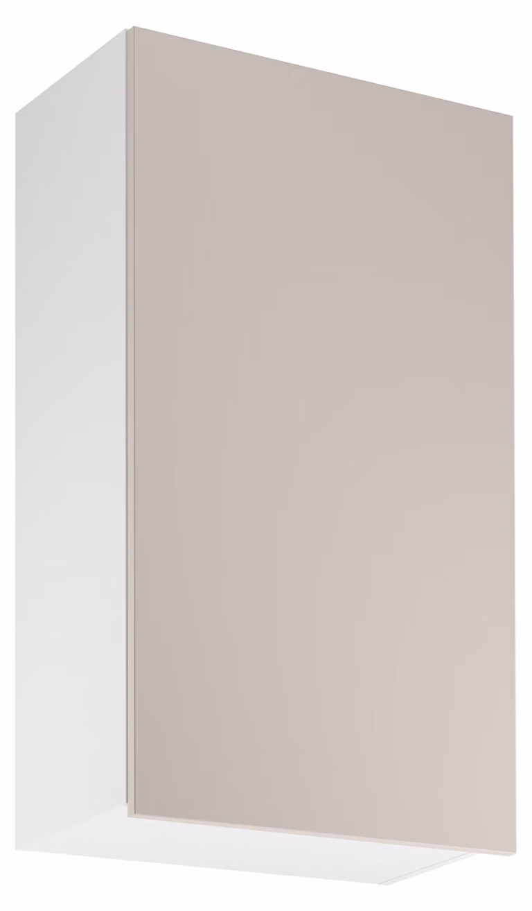 Pensile alto da cucina SALERNO - larghezza 60 cm, bianco/beige