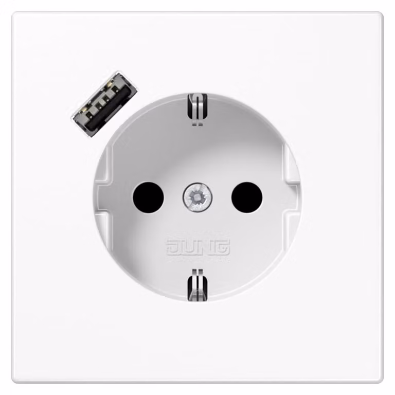 Presa SCHUKO LS1520-18AWW con USB tipo A (LS1520-18AWW)