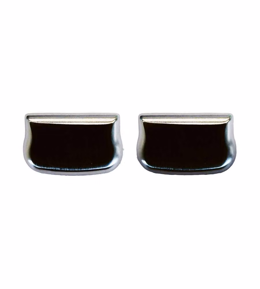 Pircher Terminale per Corrimano Sagomato Nero 55x35x7mm - 2 pezzi