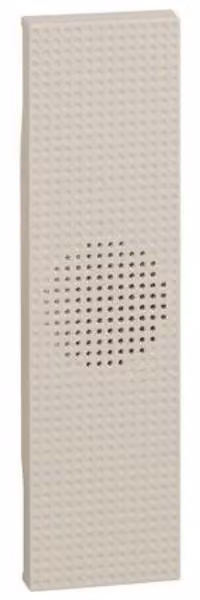Cover Bticino Living Now per suoneria in bronzo/ronzatore 1 modulo - sabbia KM15