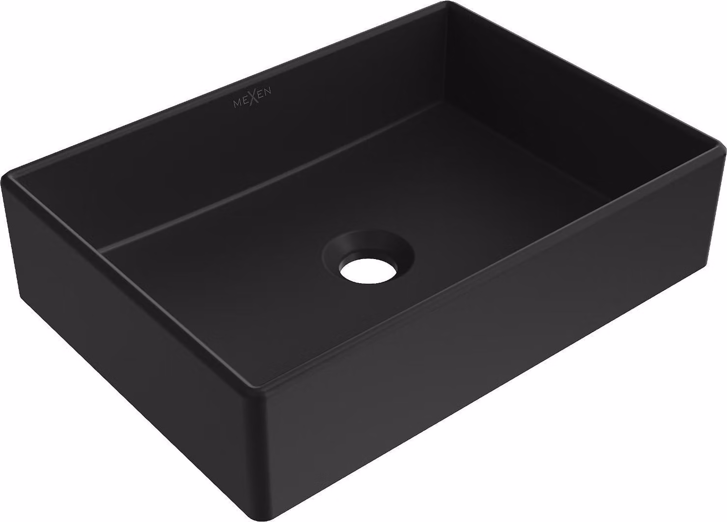Mexen Goya lavabo da appoggio 45 x 32 cm, nero opaco - 22184585
