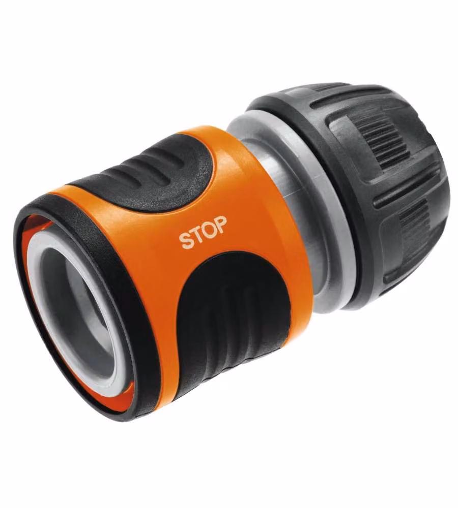 Gardena Raccordo portagomma acqua-stop 1/2" - 5/8" in plastica