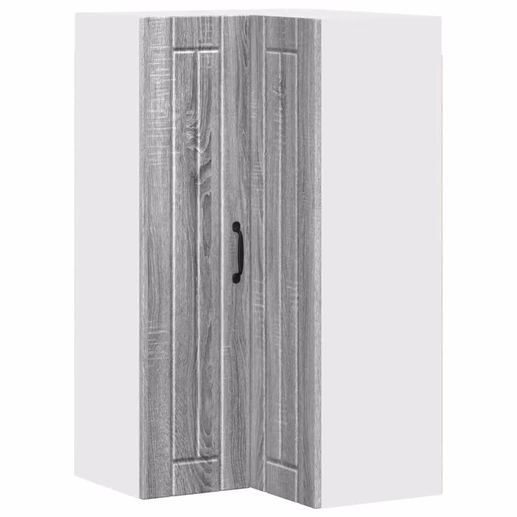 Mobile angolare moderno vidaXL Grigio, L/P/H: 57 x 57 x 100 cm
