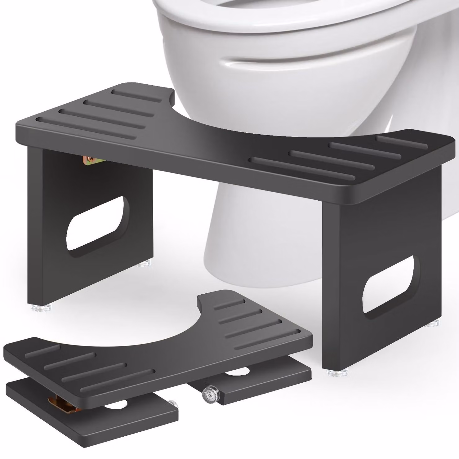 Panca pieghevole in legno per adulti, da utilizzare come sgabello