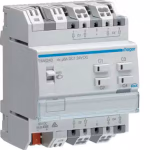Attuatore per tende KNX 4x, 24V TXA624D
