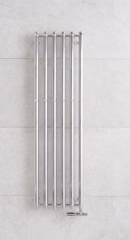Corpo tubolare per bagno PMH Rosendal RXL 1500X266MM CROMO RXLC