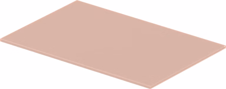 Duravit DuraSquare insert en verre 420x264 mm, pour console métallique 003109/003110, 0099668600, 0099668600