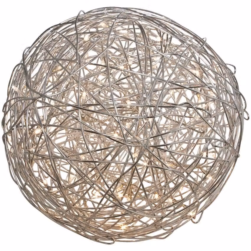 Star 802-75, illuminazione per esterni, metallo, argento, 30 x 30 x 30 cm
