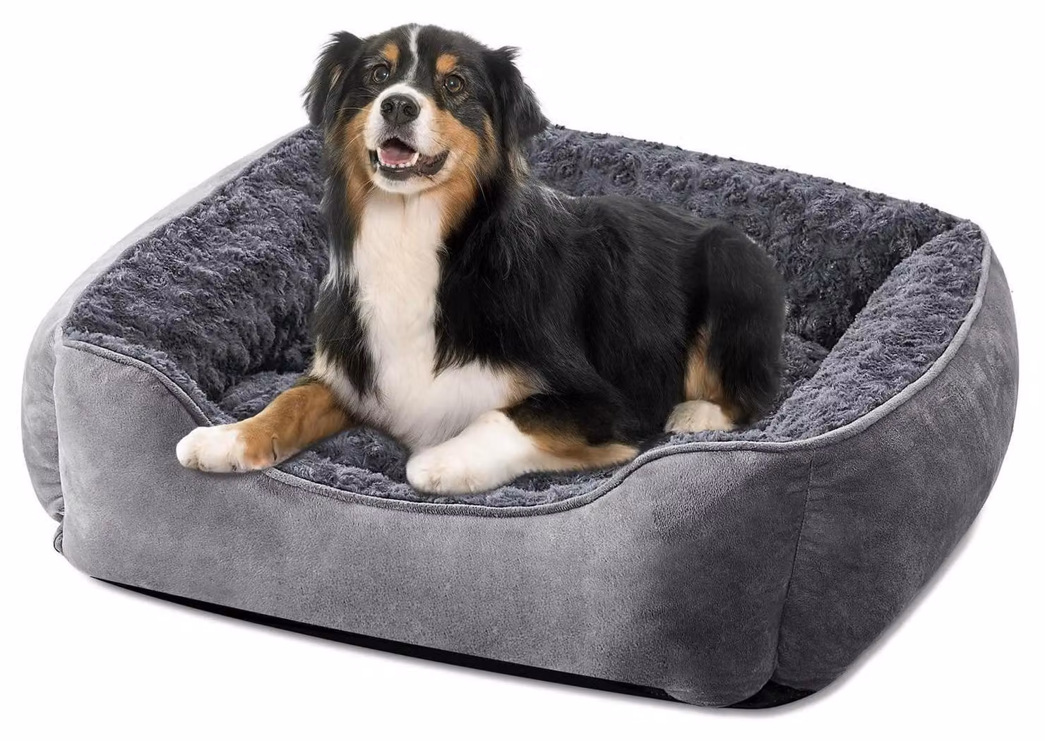 Cuccia per cani, lavabile, grigia, taglia XXL, dimensioni 106x80x23 cm
