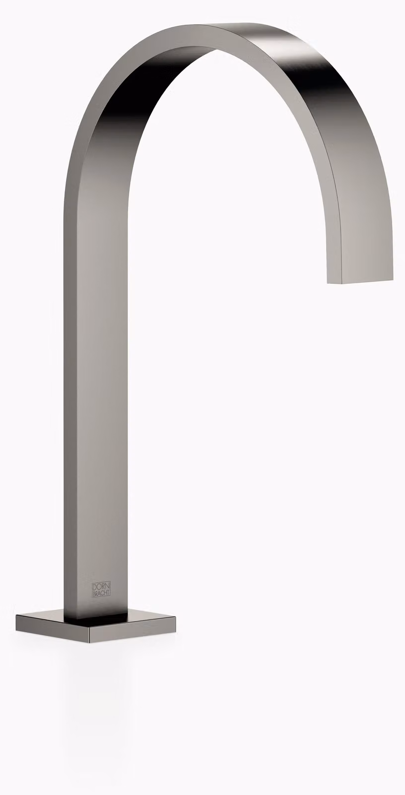 Dornbracht MEM Bec déverseur pour lavabos sans garniture d'écoulement, saillie 200mm, 13716782-99, 13716782-99