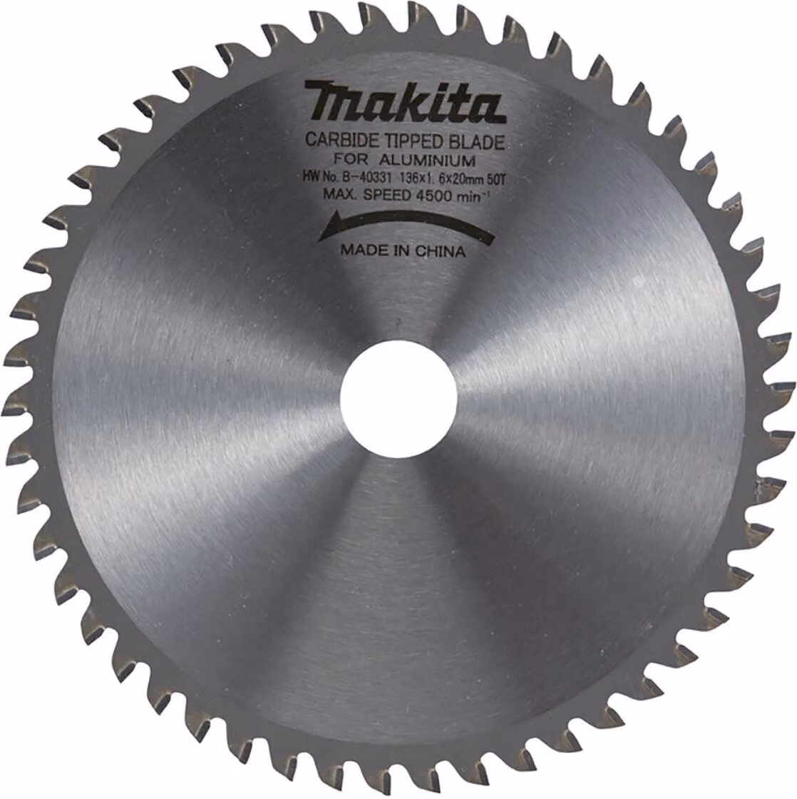 Lama Makita per alluminio 150 x 20 mm - 52 denti