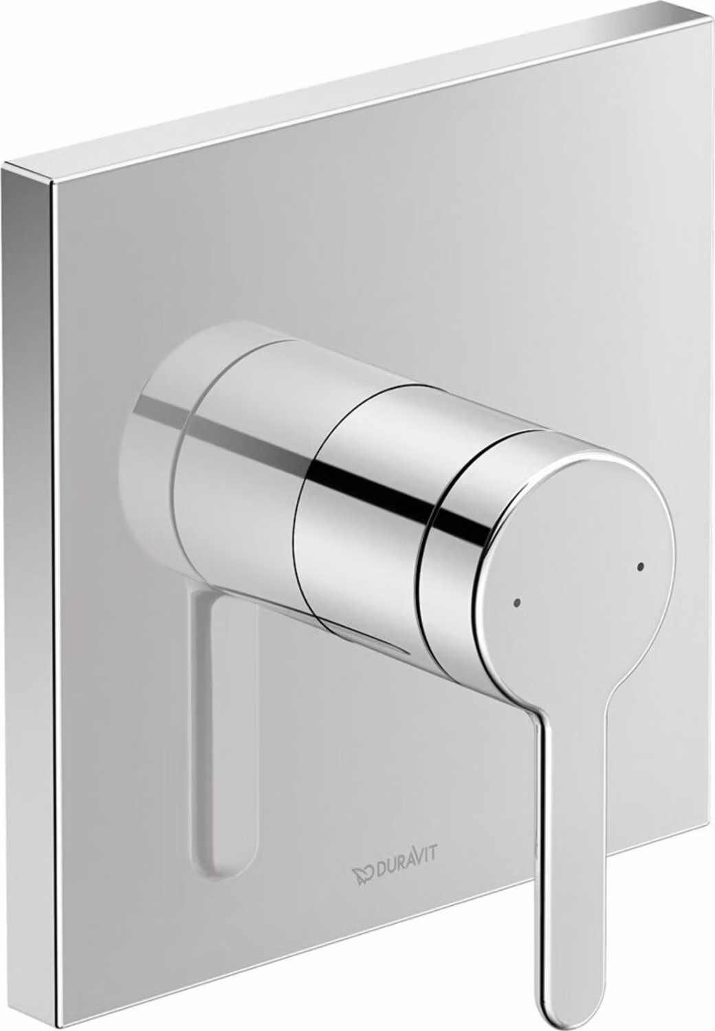 Duravit C.1 Mitigeur monocommande de douche encastré, rosette carrée, 1 consommateur, C14210009010, C14210009010