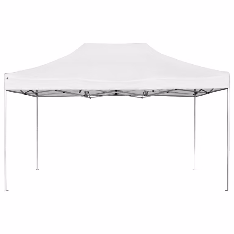 Gazebo Professionale Pieghevole Alluminio 4,5x3 m Bianco