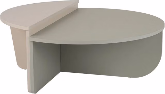 Tavolino in legno "Orion" 90 x 60 x 30 cm - Verde cenere