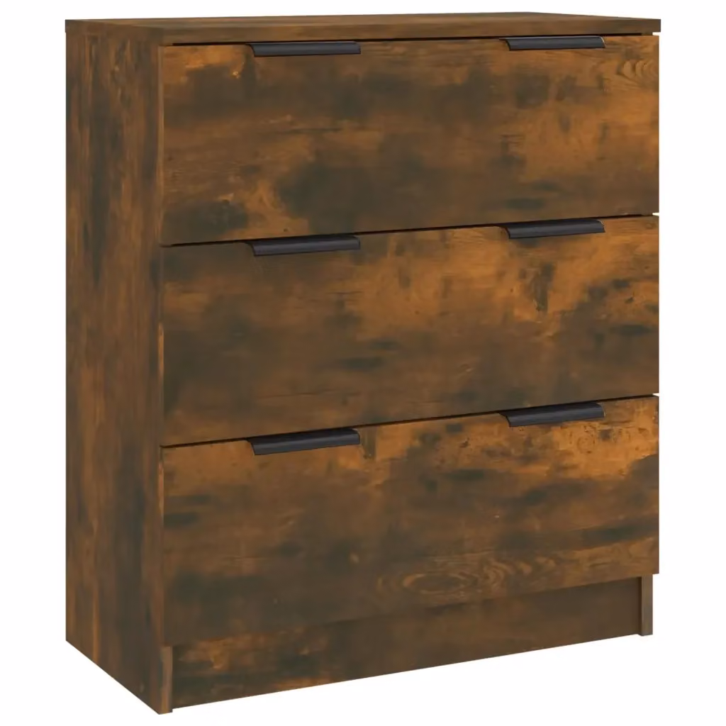 Credenza vidaXL in legno rovere marrone per soggiorno e ingresso L/P/H: 60 x 30 x 70 cm – 2