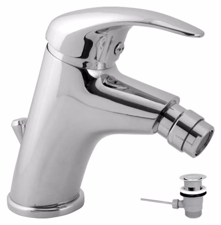 Rubinetto bidet con beccuccio cromato Titania Lux