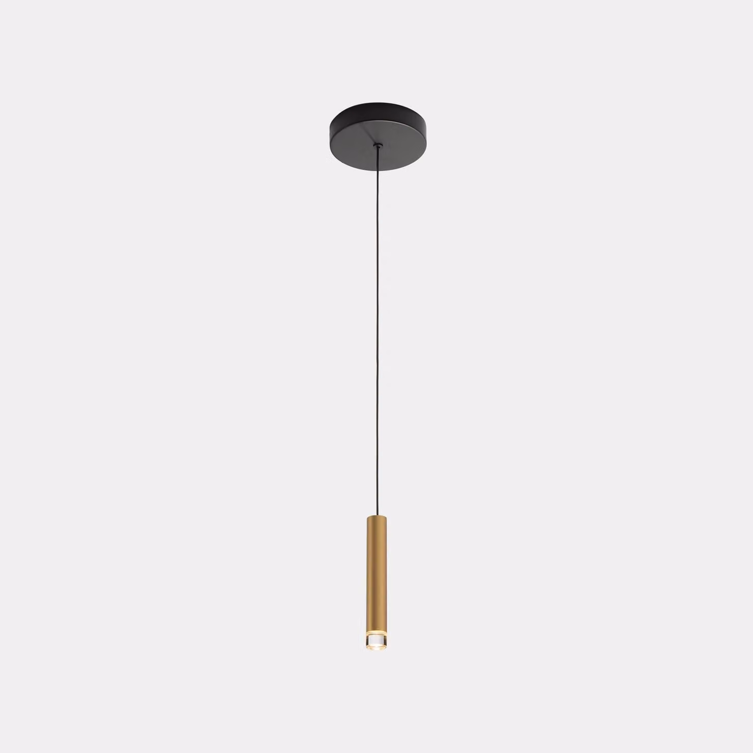 LEDS C4 Lampada a sospensione a forma di candela - 4,1 W, luce bianco caldo, 154 lm, ottone
