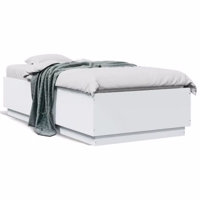 Letto singolo per adulti Design In in legno multistrato bianco 75x190 cm