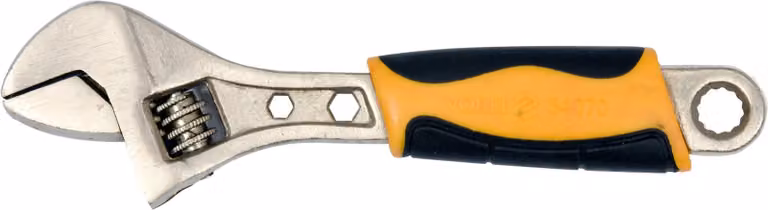 Chiave regolabile da 150 mm con manico in plastica