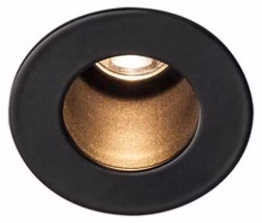 Horn Mini LED plafone da incasso rotondo Ø4,5 cm nero 3000K, 12°