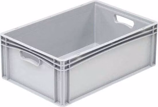 Eurobox 60 x 40 x 22 cm, 44,2 L grigio