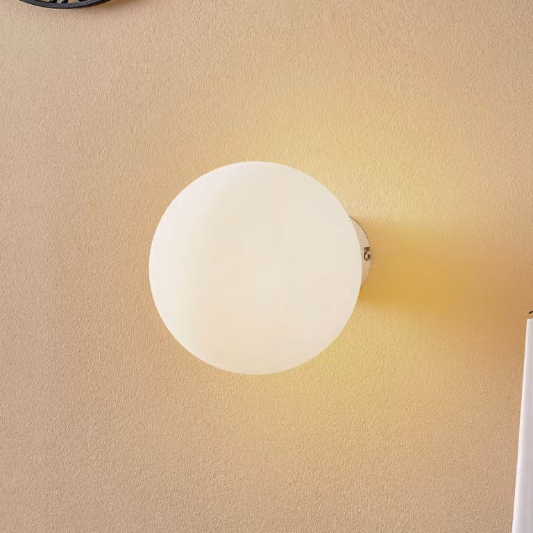 Applique da parete Dione ALDEX, dimmerabile, Bianco / Opale, Soggiorno / Sala da pranzo, Vetro, Moderno, Applique