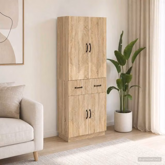 Set di armadi 2 pz Rovere Sonoma Legno ingegnerizzato 3416828