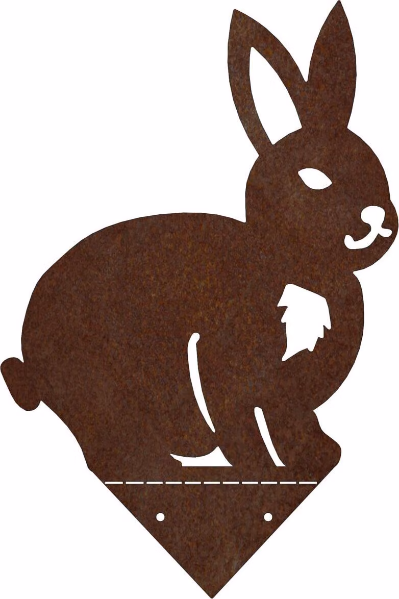 CORGARDEN Decorazione da giardino coniglio 36 x 23 cm, corten CORGARDEN 1072