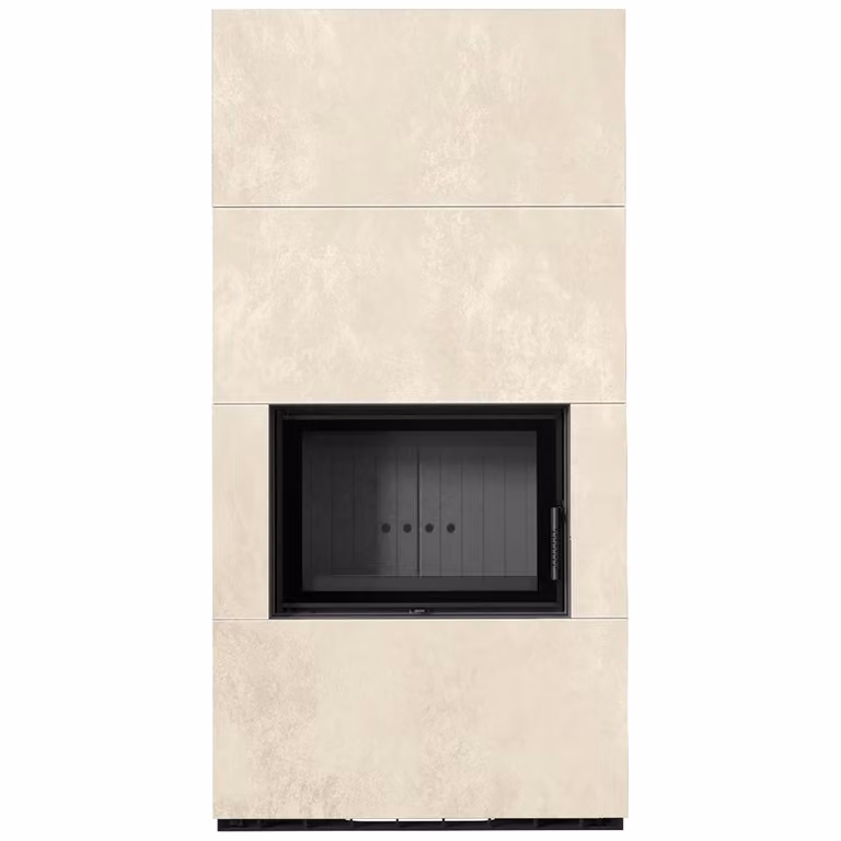 KRATKI FLOKI BOX 8 kW Ø 160 sinterizzazione al quarzo OSSIDO BIANCO rivestimento nero